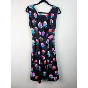 Anthropologie Corey Lynn Calter Silk Floral Dress